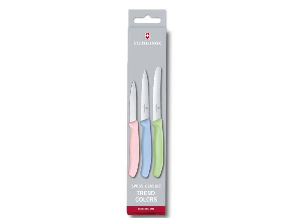 Комплект Victorinox от 3бр. малки ножове за белене и рязане 6.7116.34L3